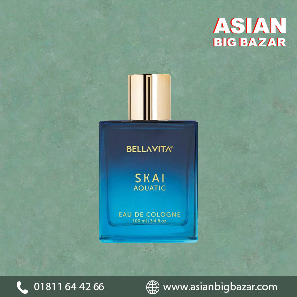 Bella Vita Luxury Skai Aquatic Unisex Eau de Cologne - Refreshing Elegance